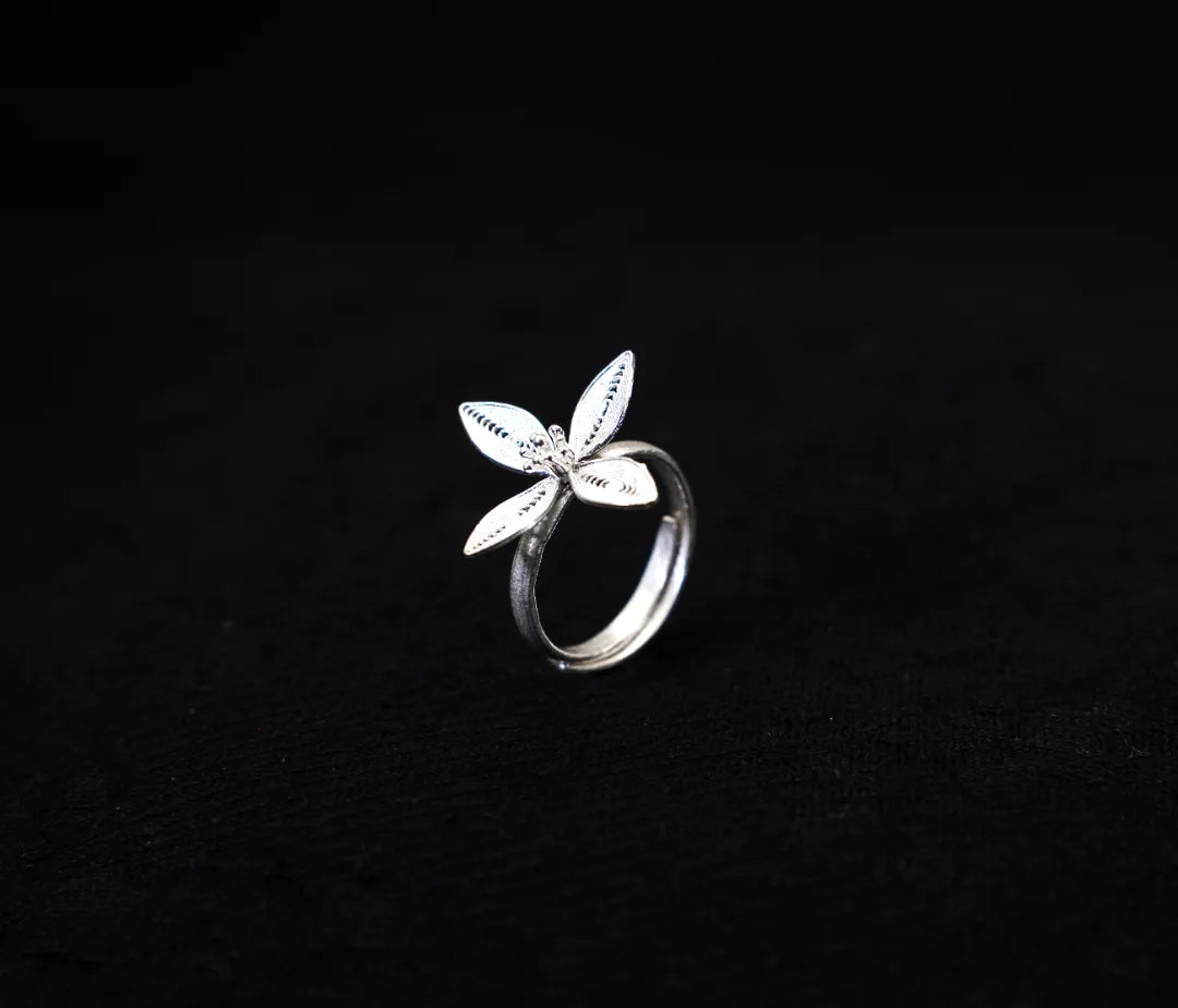 Four Petal Open Ring