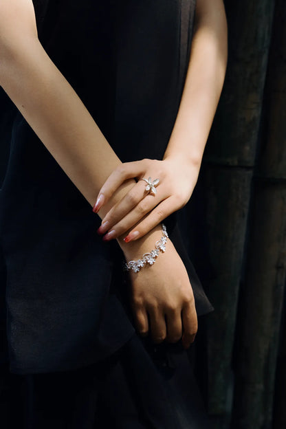 Four Petal Open Ring
