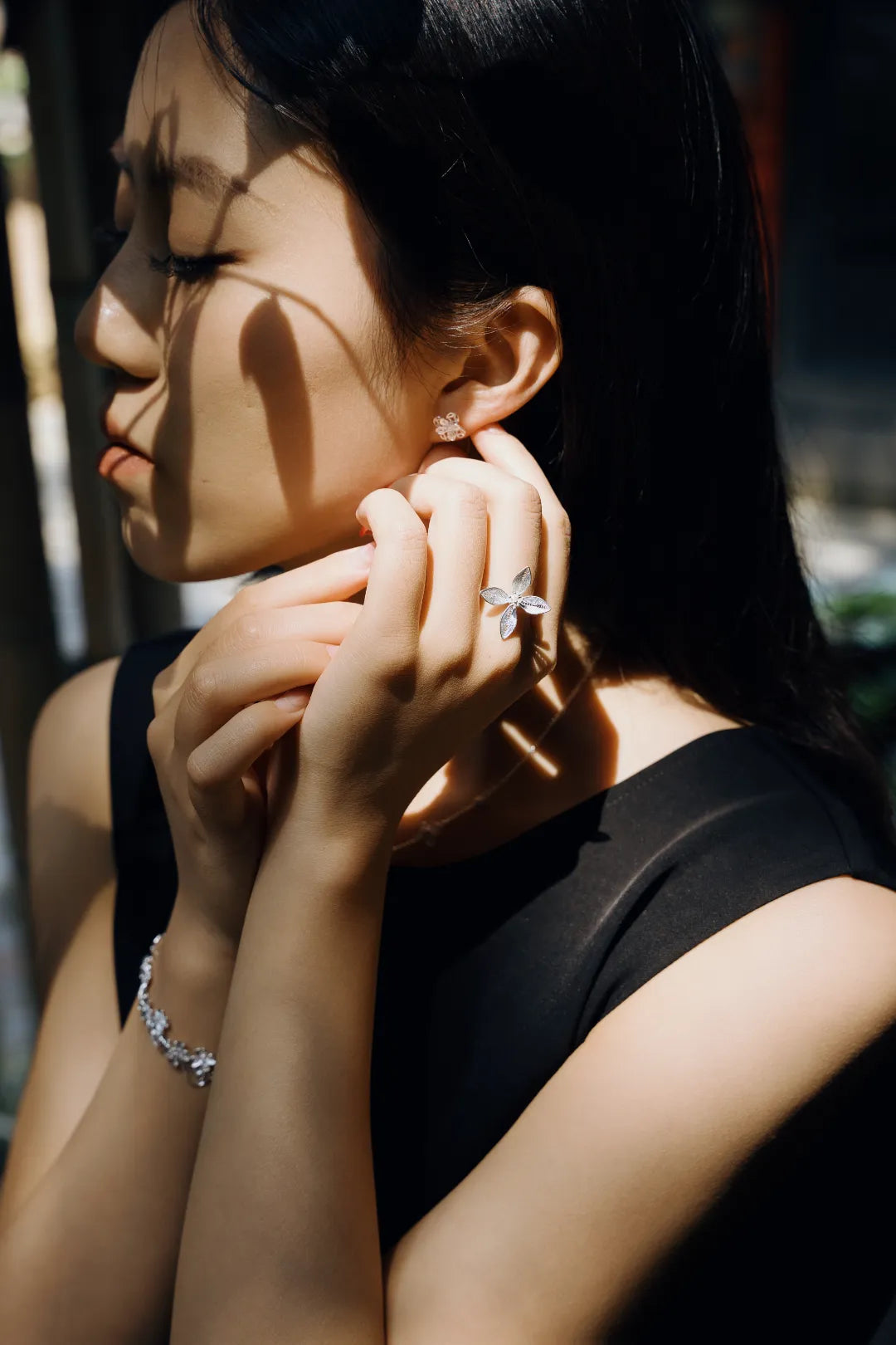 Four Petal Open Ring