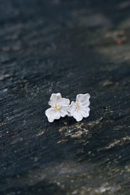 Mist Bloom Stud Earrings