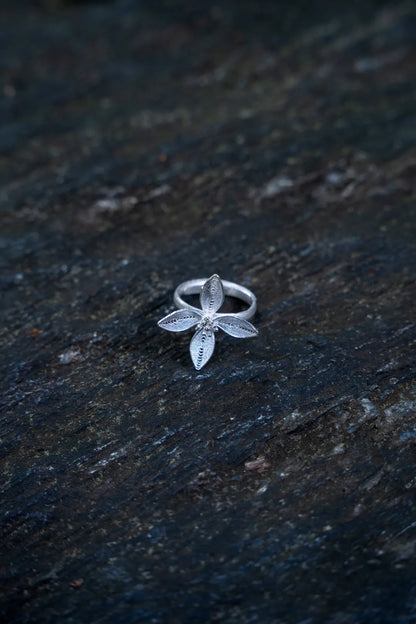 Four Petal Open Ring