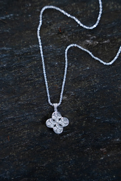 Five Bloom Blessing Pendant Necklace