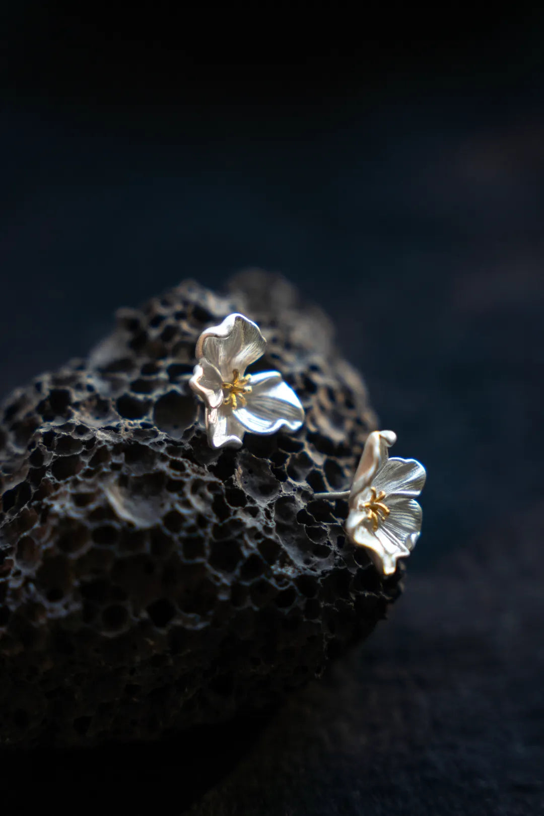 Mist Bloom Stud Earrings