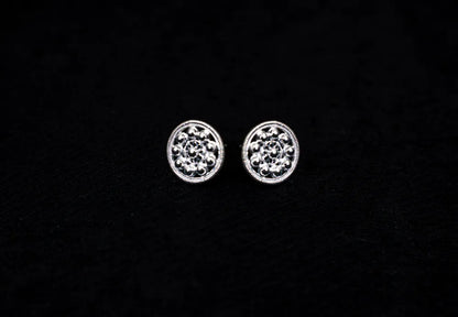 Bronze Drum Blessing Mini Studs