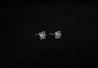 Coin Blossom Stud Earrings