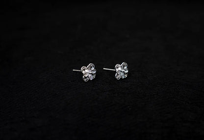 Coin Blossom Stud Earrings