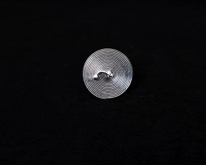 Spiral Return Wide Ring
