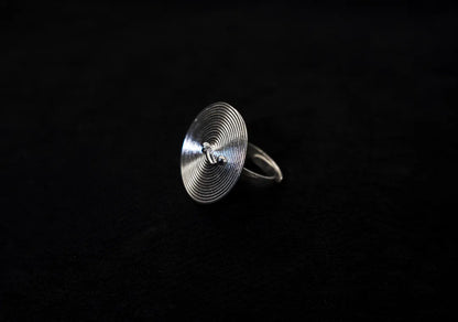 Spiral Return Wide Ring