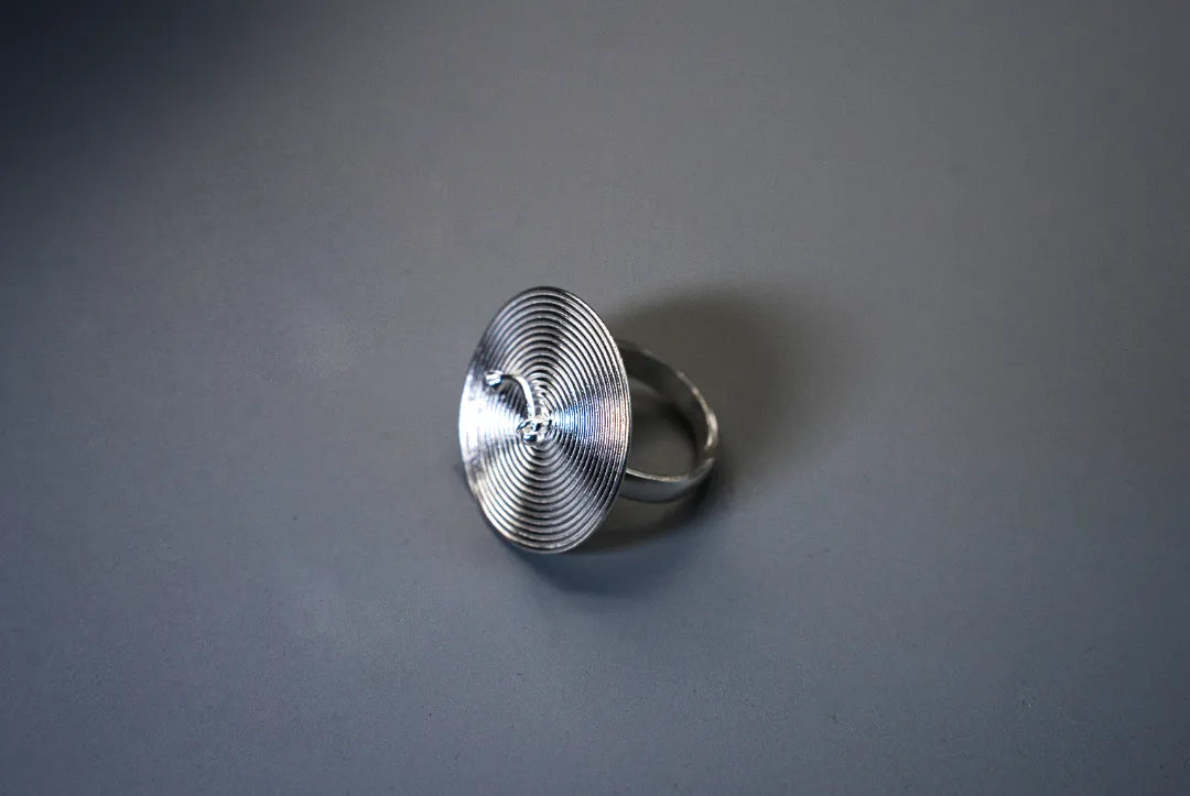 Spiral Return Wide Ring