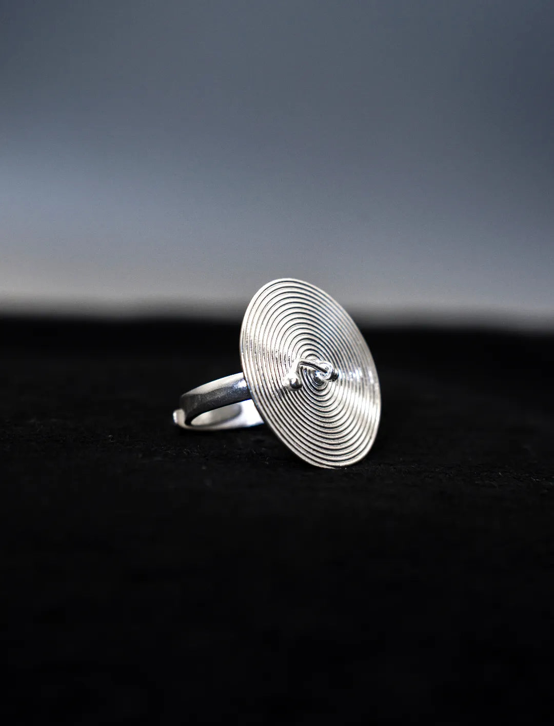 Spiral Return Wide Ring