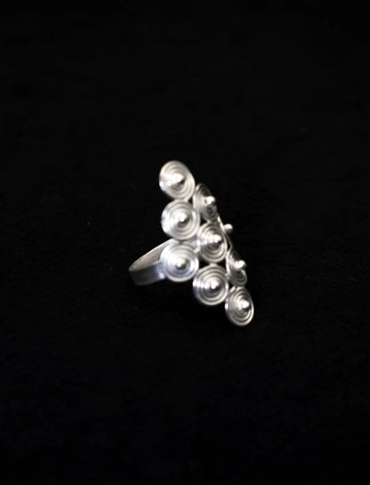 River Memory Spiral Ring
