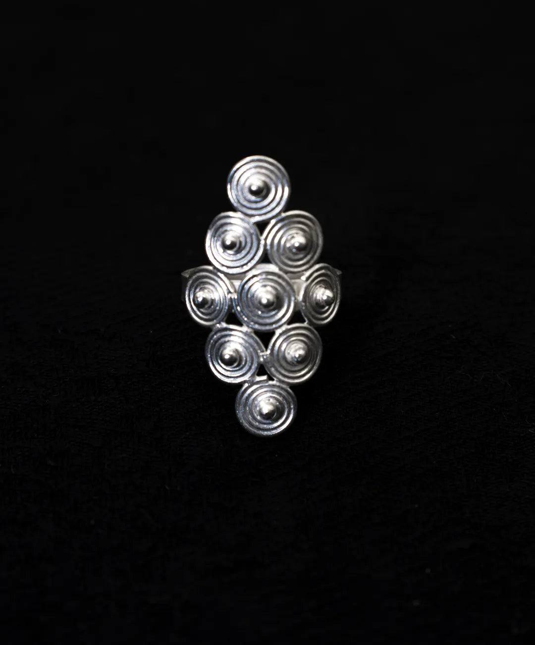 River Memory Spiral Ring