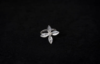 Four Petal Open Ring