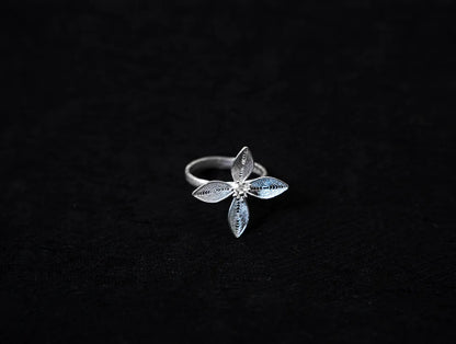 Four Petal Open Ring