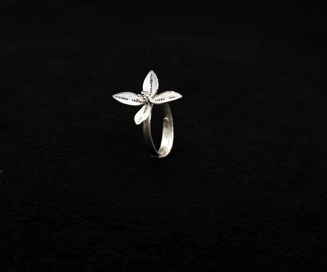 Four Petal Open Ring