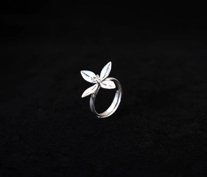 Four Petal Open Ring