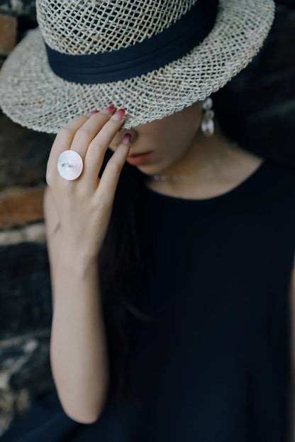 Spiral Return Wide Ring