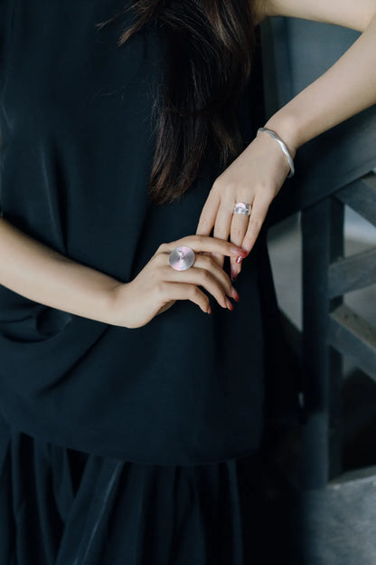 Spiral Return Wide Ring