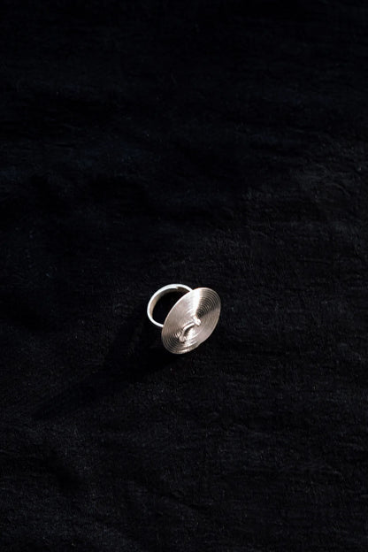 Spiral Return Wide Ring