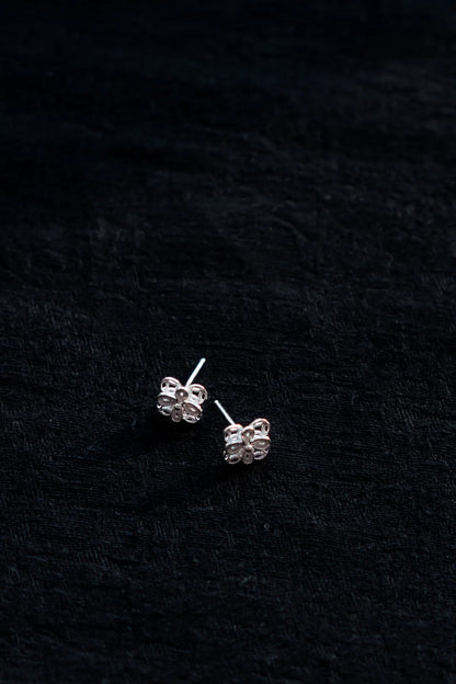 Coin Blossom Stud Earrings
