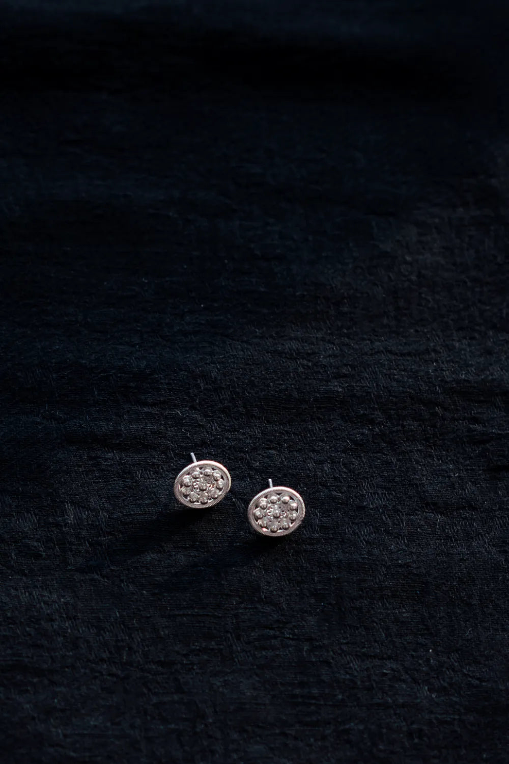 Bronze Drum Blessing Mini Studs