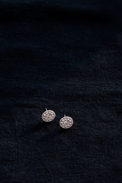 Bronze Drum Blessing Mini Studs