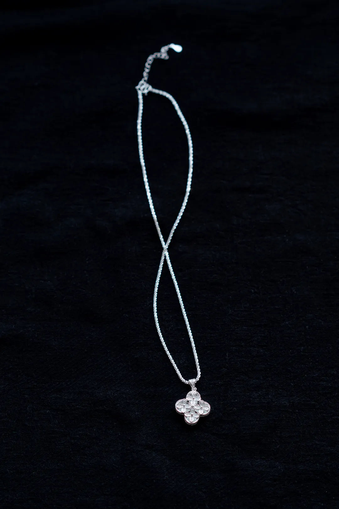 Five Bloom Blessing Pendant Necklace